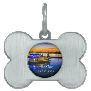 Lake Ray Hubbard Rockwall TX Sunset Pet Tag
