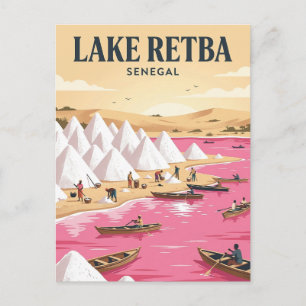 Lake Retba, Dakar, Dakar Postcard