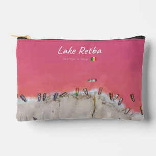 Lake Retba, Senegal - Pink Lake Boats Accessory Pouch