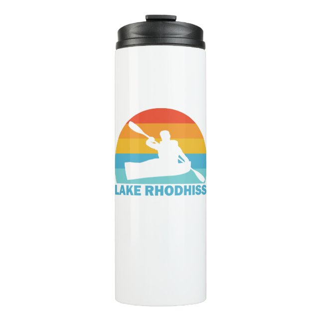 Lake Rhodhiss North Carolina Kayak Thermal Tumbler (Front)