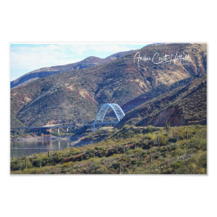 Lake Roosevelt Bridge Photo Print