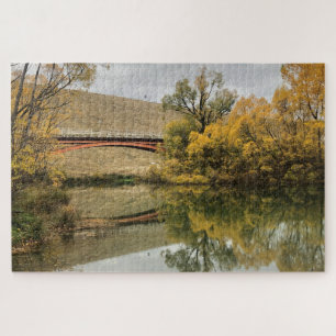 lake ruataniwha reflections jigsaw puzzle