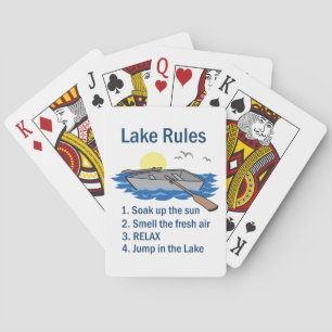 Lake Rules Playing Cards