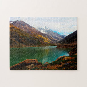 Lake Saiful Muluk Pakistan. Jigsaw Puzzle