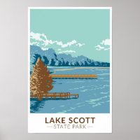 Lake Scott State Park Kansas Vintage