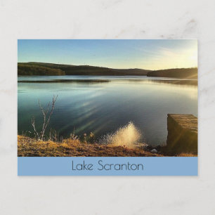 Lake Scranton-Twilight Landscape Postcard