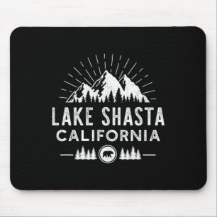 Lake Shasta California - Mountain Skiing Hiking Fi Mouse Mat