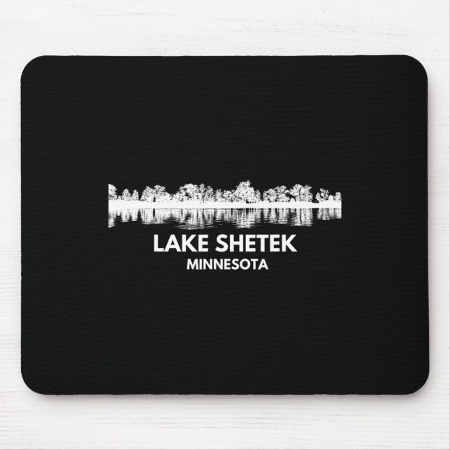 Lake Shetek Minnesota Trip Funny Summer Fishing Ca Mouse Mat (Front)