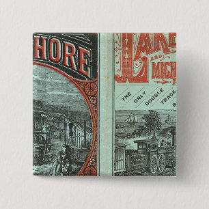 Lake Shore and Michigan So Railway 15 Cm Square Badge