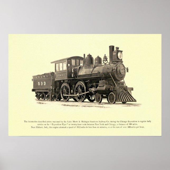 Lake Shore and Michigan Southern Railway Co. Poster (Front)