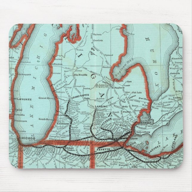 Lake Shore and Southern Michigan Railway Mouse Mat (Front)