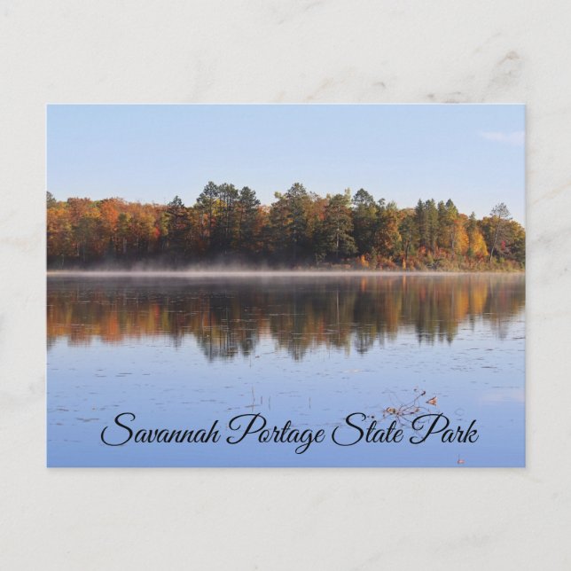 Lake Shumway, Savannah Portage State Park Postcard (Front)