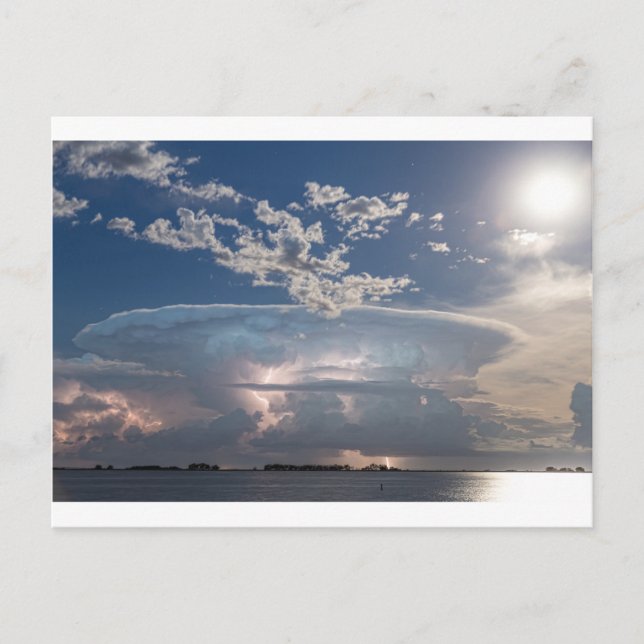 Lake Side Storm Watching.jpg Postcard (Front)