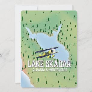 Lake Skadar Albania and Montenegro lake map