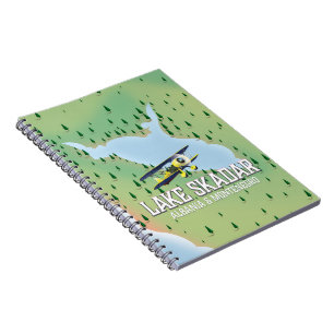 Lake Skadar Albania and Montenegro lake map Notebook