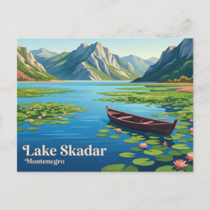 Lake Skadar National Park Montenegro Postcard