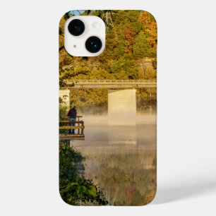Lake Springfield Autumn Fishing Case-Mate iPhone 14 Case
