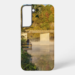 Lake Springfield Autumn Fishing Samsung Case