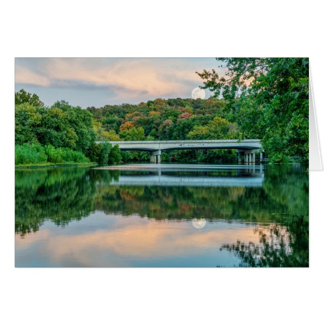 Lake Springfield Evening Tranquility (Front Horizontal)