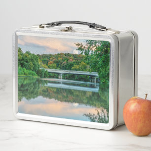 Lake Springfield Evening Tranquillity Metal Lunch Box