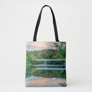 Lake Springfield Evening Tranquillity Tote Bag
