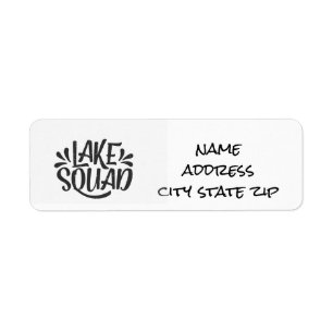 **LAKE SQUAD** RETURN ADDRESS LABEL