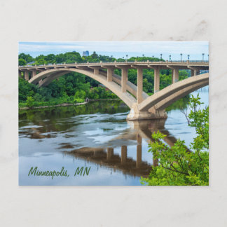 Lake Street Bridge, Minneapolis, MN postcard