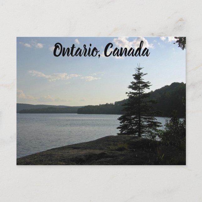 Lake - summer - travel - Ontario - canada Postcard (Front)