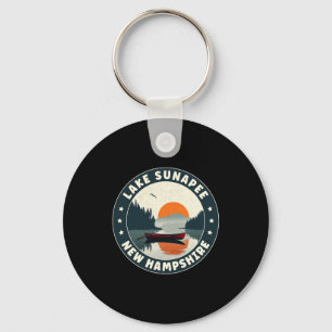 Lake Sunapee New Hampshire Sunset T Shirt  Key Ring