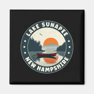 Lake Sunapee New Hampshire Sunset T Shirt  Magnet