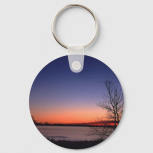 Lake Sunrise Key Ring