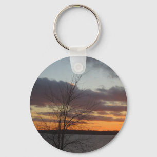 Lake Sunset Keychain