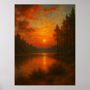 Lake Sunset – Nature Wall Art