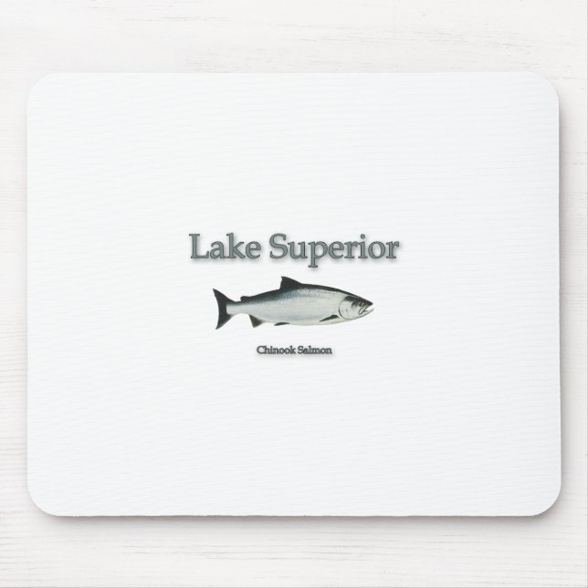 Lake Superior Chinook (King) Salmon Mouse Mat (Front)
