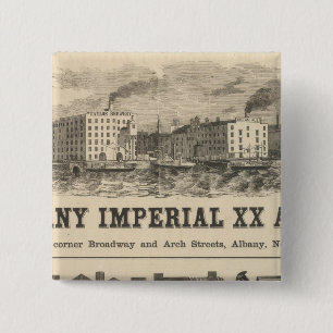 Lake Superior Iowa and Minnesota Advertisement 15 Cm Square Badge