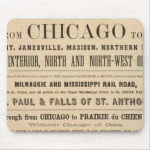 Lake Superior Iowa and Minnesota Advertisement Mouse Mat