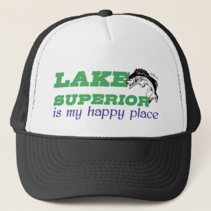 Lake Superior is my happy place Trucker Hat