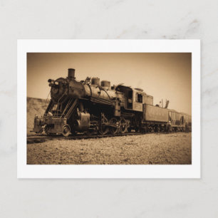 Lake Superior & Ishpeming Railroad #20 Sepia Postcard