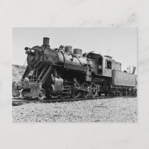 Lake Superior & Ishpeming Railroad Engine  #20 Postcard