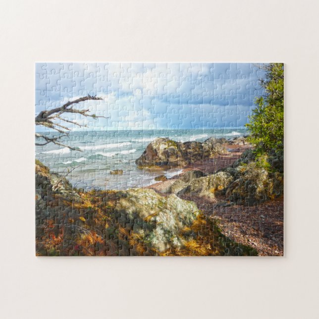 Lake Superior Michigan. Jigsaw Puzzle (Horizontal)