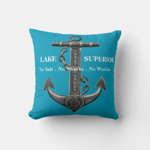 Lake Superior no salt no sharks no worries  Cushion
