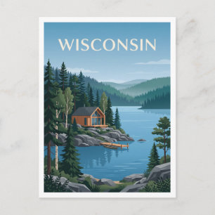 Lake Superior North Shore Wisconsin Bayfield Postcard