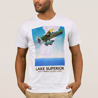 Lake Superior prop vintage travel poster T-Shirt