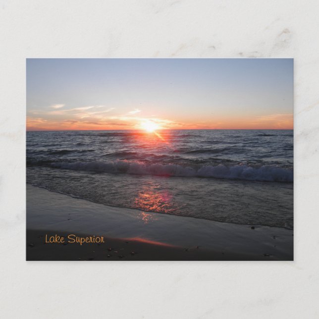 lake superior shore postcard (Front)