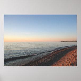 Lake Superior Sunset Upper Peninsula Poster