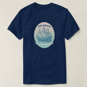 Lake Superior Tall Ships for Travel Novelty Shops T-Shirt
