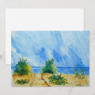 Lake Superior watercolor card