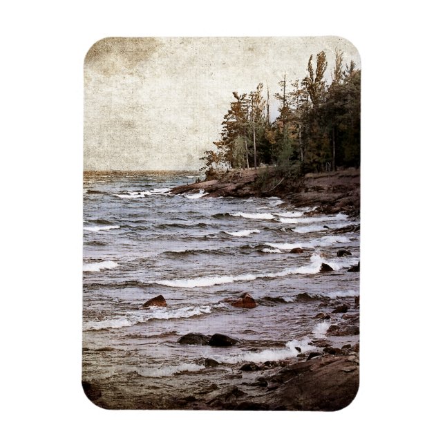 Lake Superior Waves Magnet (Vertical)