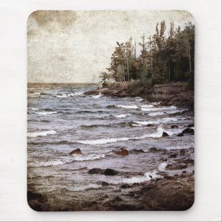 Lake Superior Waves Mouse Mat