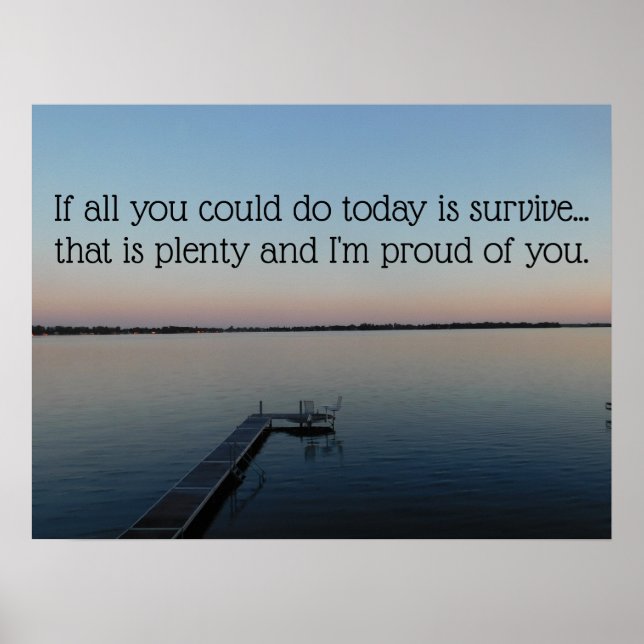 Lake Survival Poster (Front)